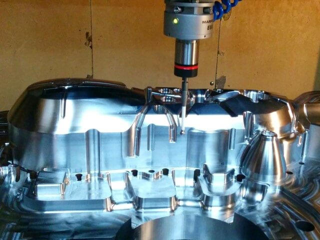 Engine die block machining